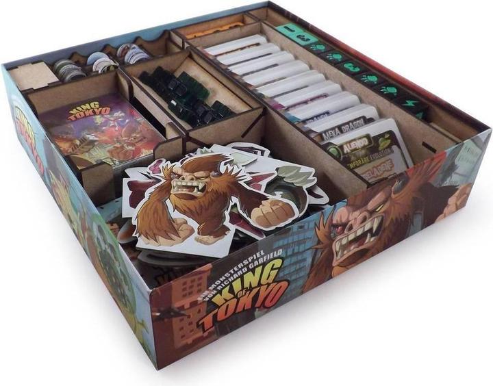 Produktbild Feldherr KING - Brettspiel Organizer für of Tokyo oder of New York + Erweiterungen Power Up! und Halloween