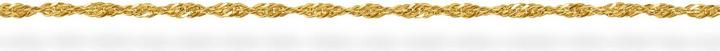 Thomas Sabo Singapurkette lang (750 Gelbgold Vergoldung, 925 Sterlingsilber, 40 - 45 cm)
