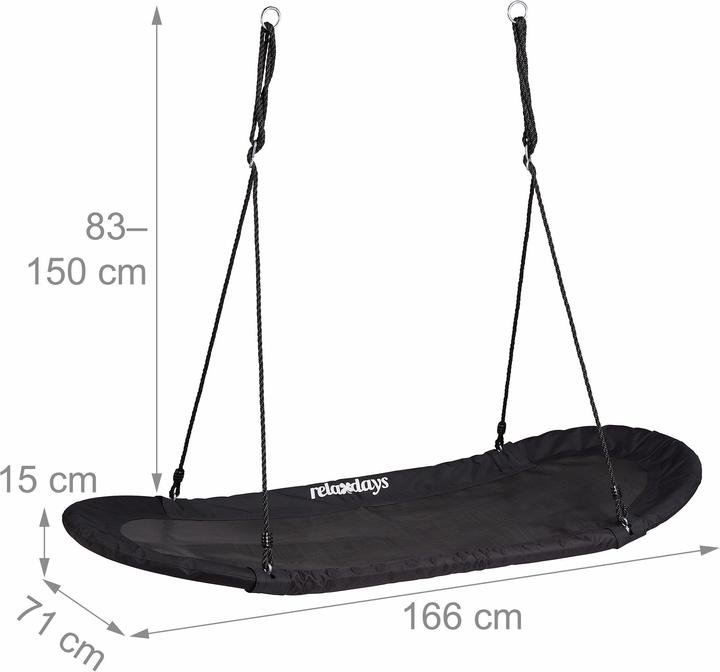 Actual product image Relaxdays Nestschaukel