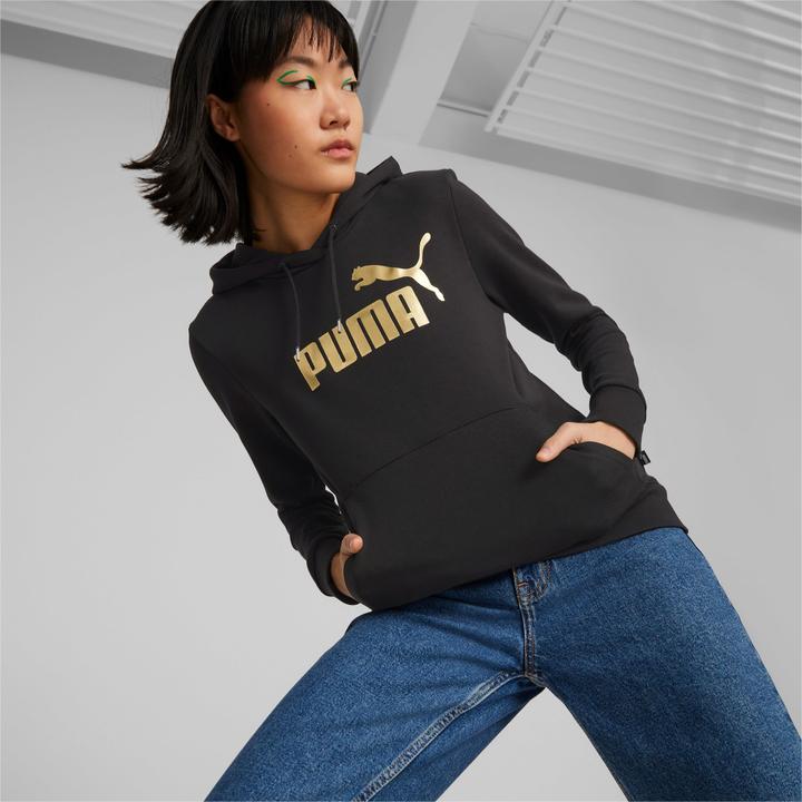 Immagine prodotto Puma ESS+ Felpa con cappuccio con logo metallizzato TR (XS)