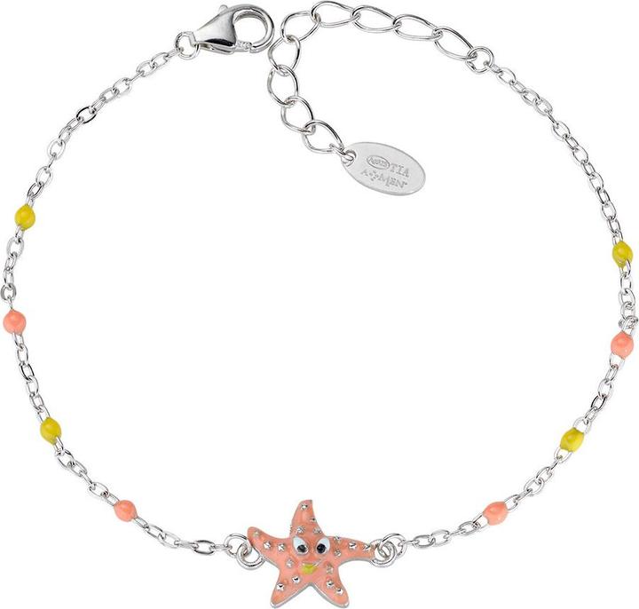 Amen Junior Starfish Armband (16 cm, Emaille, Silber 925)