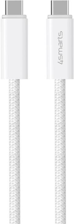 Produktbild 4smarts USB-C Kabel PremiumCord 240W 1.5m weiss (1.50 m, USB 3.2 Gen 1, 240 W)