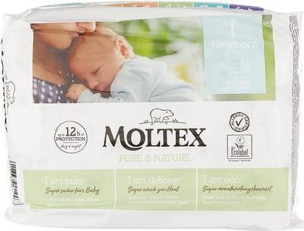 Moltex Öko Couches écologiques, Newborn (2-4 kg) (Taille 3, 22 pièce(s))