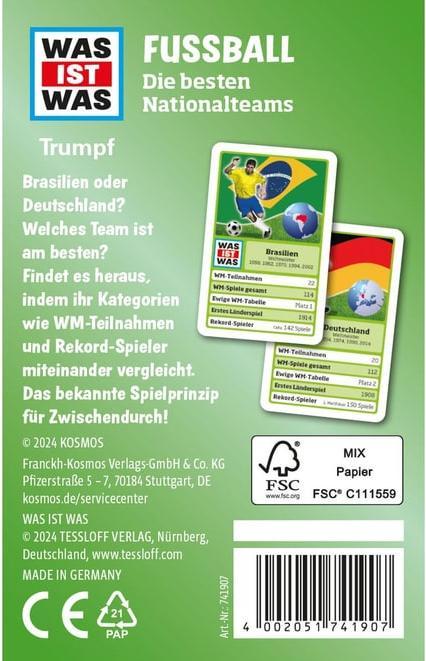 Actual product image Kosmos National Football Teams (German)