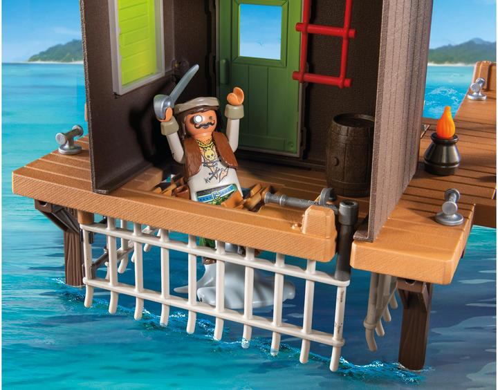 Image du produit Playmobil Port pirate avec prison pour corsaires (71792, Playmobil Pirates)
