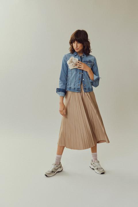 Actual product image Vila Pleated Midi Skirt (XXL)