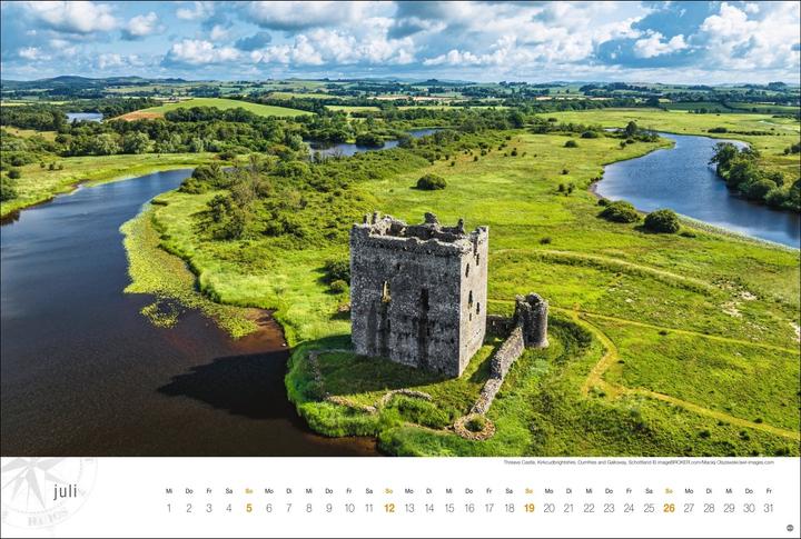 Actual product image Schottland Globetrotter Kalender 2026 - Von wilden Küsten, Seen und Bergen (Hardcover, German)