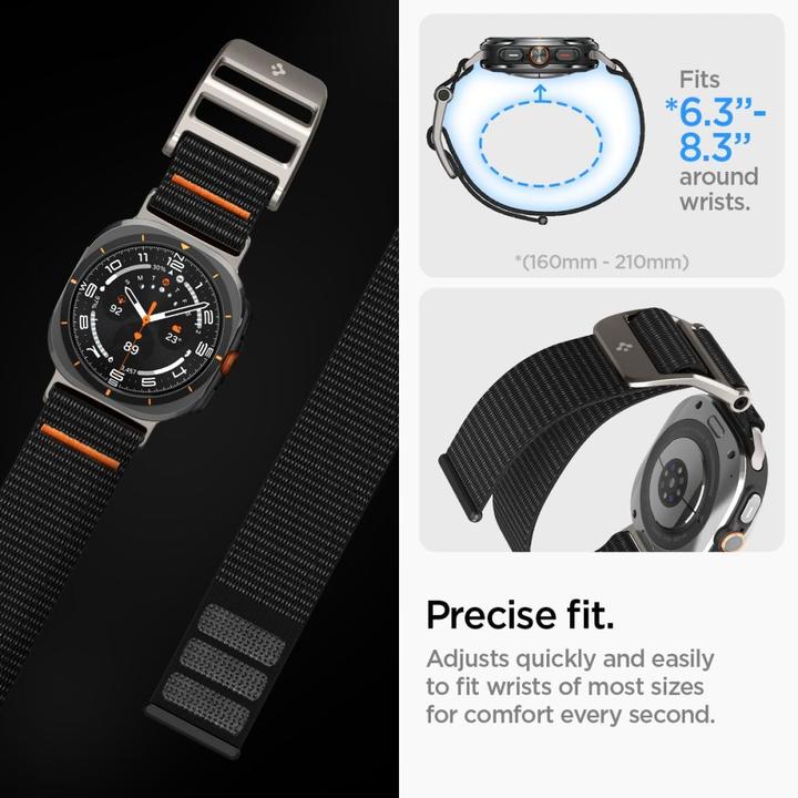 Image du produit Spigen DuraPro Flex Sam Galaxy Watch Ultra 47mm czarny/black AMP08773 (Tissu)