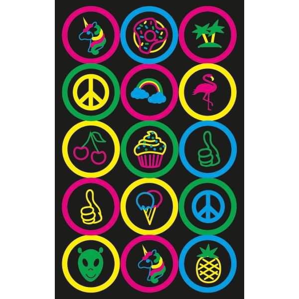 Produktbild Z-Design Neon Aufkleber