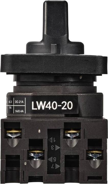 Immagine prodotto Tru Components TC-LW40-20 C04/2A48I Nockenschalter 20 A 690 V 1 x 45 ° Schwarz