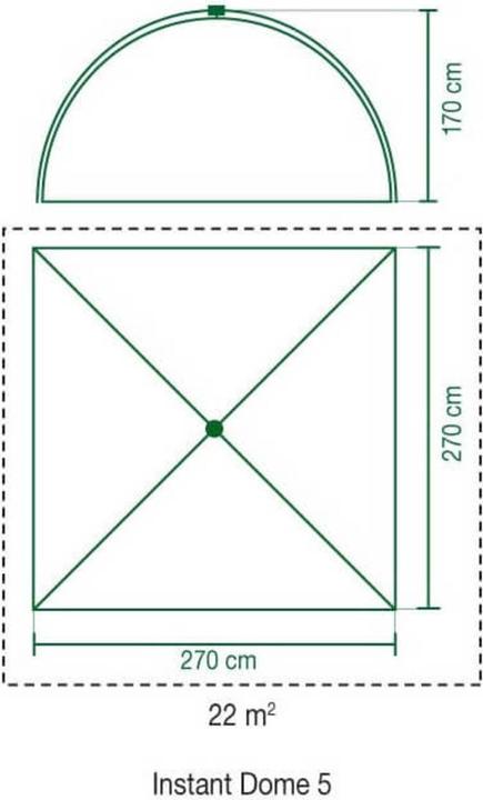Produktbild Coleman Instant Dome 5 (Kuppelzelt, 0.01 kg, 5 Personen)
