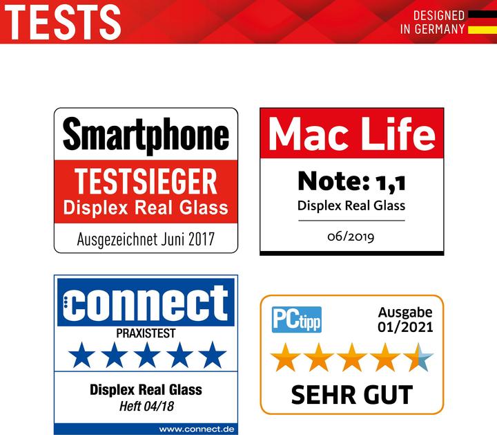 Produktbild Displex Real Glass, 2D Panzerglas + Handyhülle (1 Stück, Samsung Galaxy A53 5G)