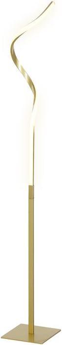 Produktbild Swisshandel24 Stehlampe Dimmbar LED Stehleuchte mit Fussschalter für Wohnzimmer, Gold (700 lm)