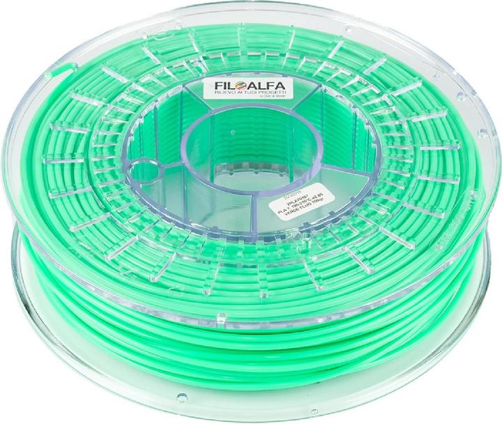 Image du produit Filoalfa Pla 700gr Vert Fluo (PLA, 2.85 mm, 700 g, Vert)