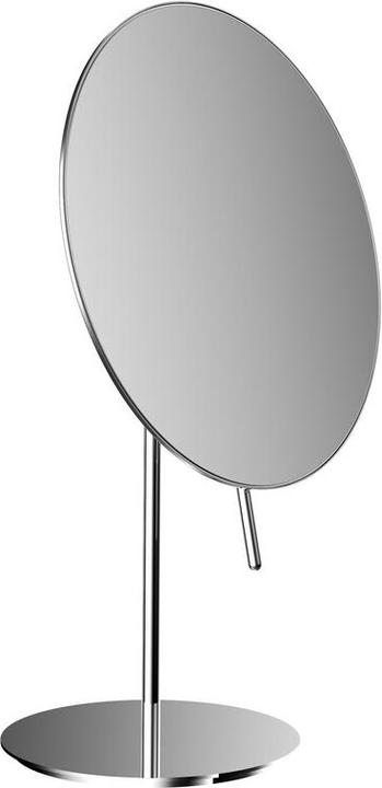 Actual product image Emco pure standing mirror, round, 202 mm, with handle, chrome, 109400112