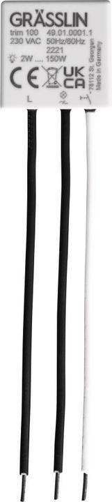 Image du produit Elbro Variateur universel INC trim 100, R/C/LED, 150W, 230VAC, IP65