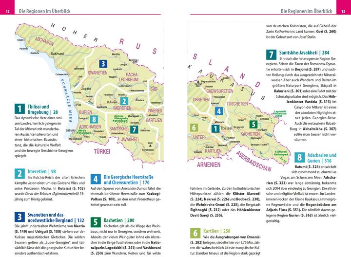 Produktbild Reiseführer Georgien - mit 18 Wanderungen (Deutsch, Falk Schäfer, 2023)