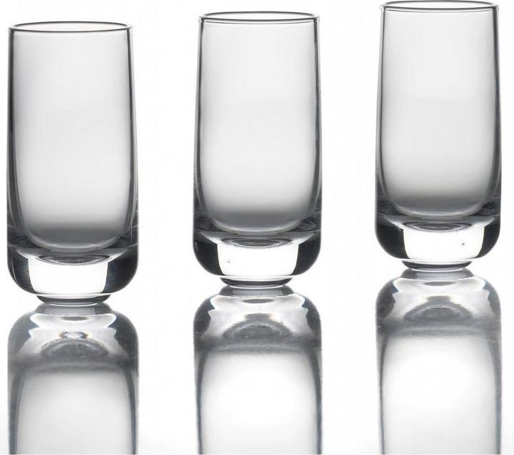 Zone Denmark Shot glass 50 ml, 3 pieces, Transparent (0.50 dl, 3 x, Shot glass)