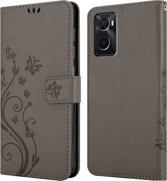 Immagine prodotto Cadorabo Custodia a libro floreale per Oppo A36 / A76 / A96 4G / K10 4G / Realme 9i (Realme 9i, Oppo A76, Oppo A36, Samsung Galaxy S10)