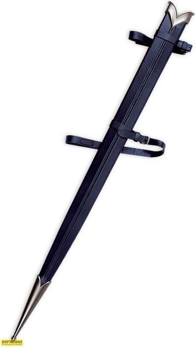 Actual product image United Cutlery Lord of the Rings replica 1/1 Glamdring sword scabbard blue 99 c
