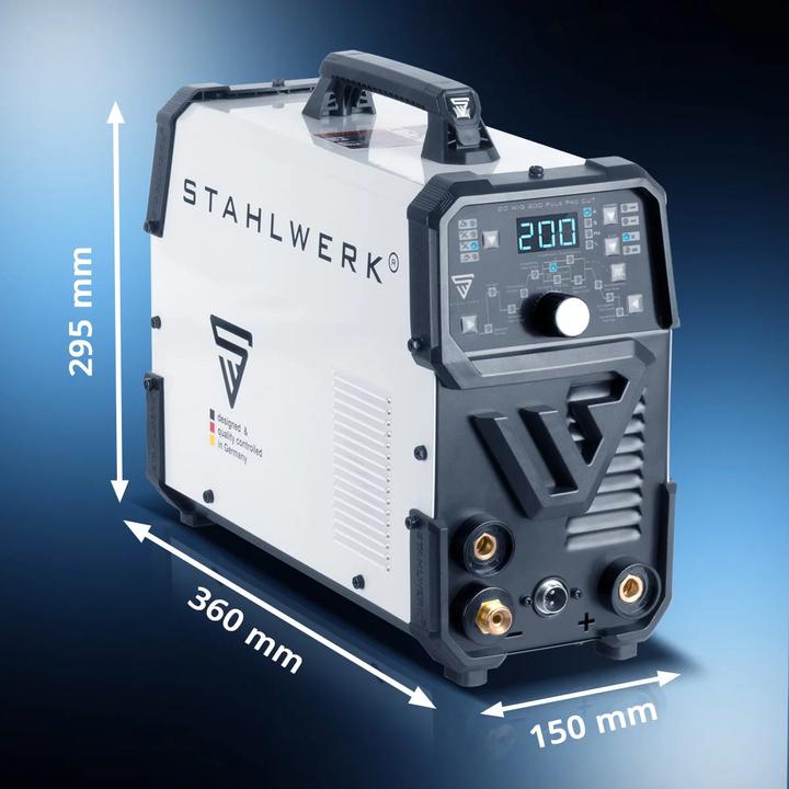 Produktbild Stahlwerk Kombi-Schweissgerät DC WIG 200 Puls Pro CUT 4-in-1