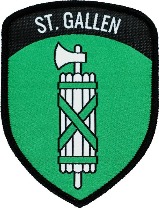 Charlie Mike Klettabzeichen Kantonswappen St. Gallen