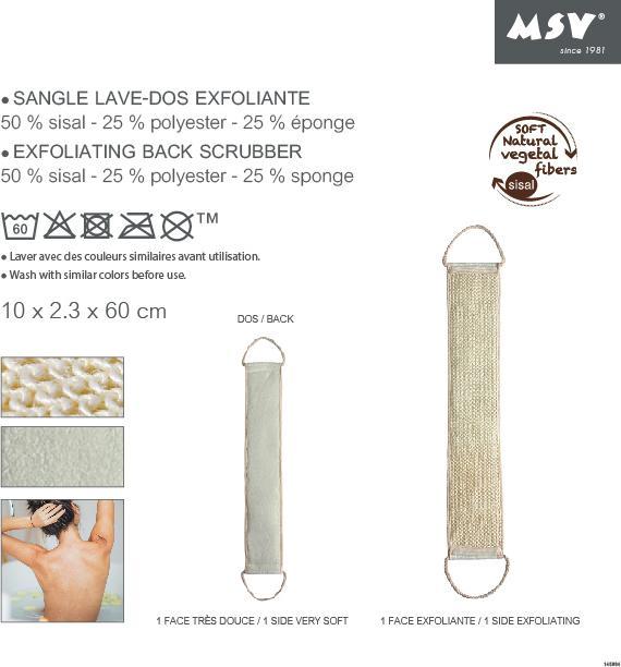 Actual product image MSV Back Scrubber