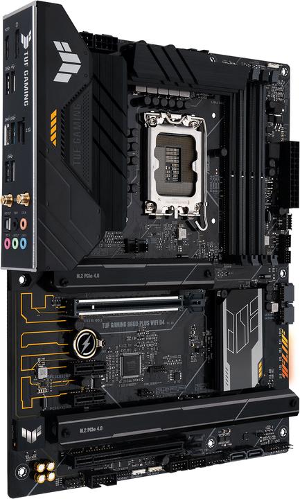 Produktbild ASUS TUF GAMING B660-PLUS D4 (LGA 1700, Intel B660, ATX)