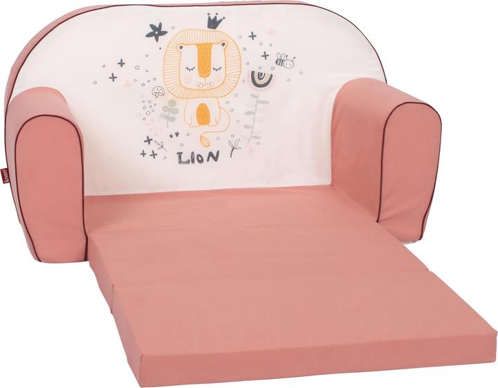 Knorrtoys Kindersofa - "Löwe Leo rose" (Kindersofa)