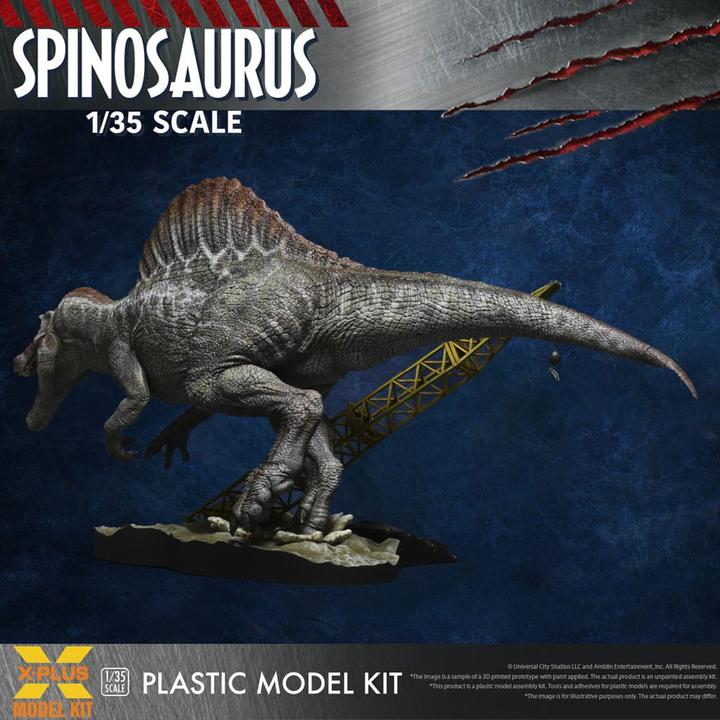 Image du produit X-Plus Jurassic Park III Plastic Model Kit 1/35 Spinosaurus 41 cm