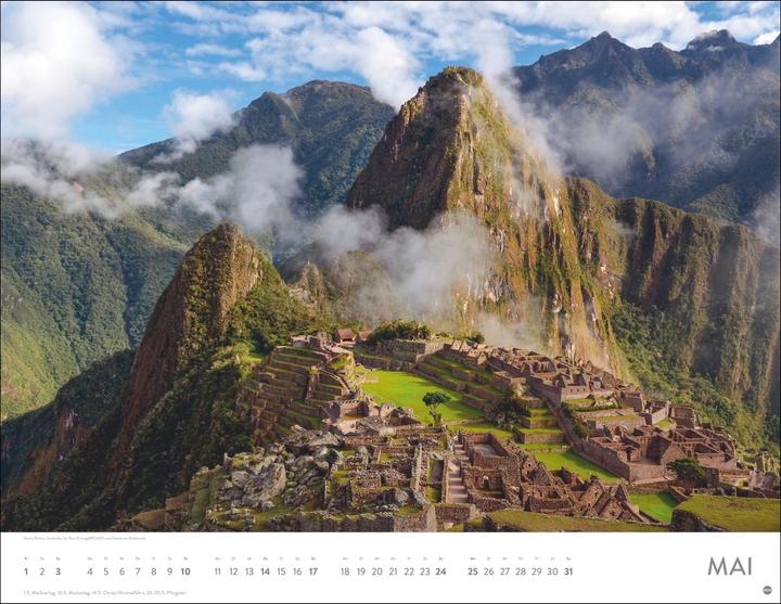 Produktbild Orte der Kraft Posterkalender 2026 (44 x 34 cm, Harter Einband, Deutsch)