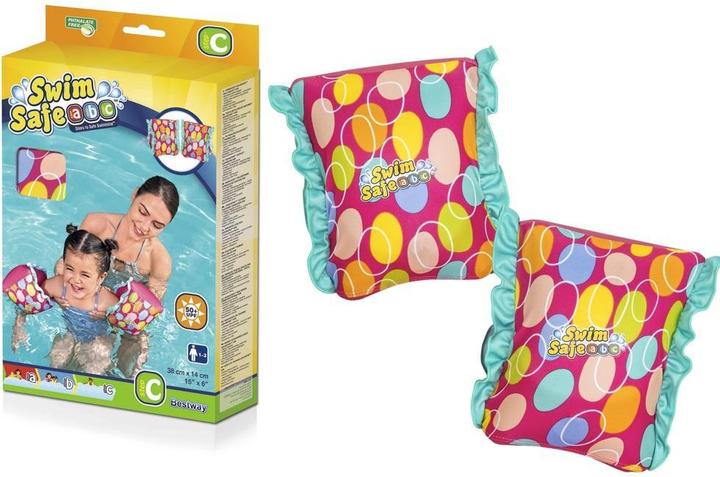 Image du produit Bestway Swim Safe ABC AquaStar Tissu Bracelet gonflable Floaties S/M, Swim armbands, Boy/Girl, Fabr