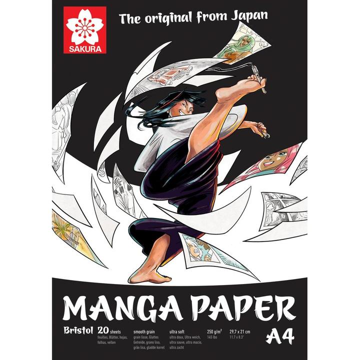 Image du produit Sakura Manga (A4, Blanc, Couverture rigide)