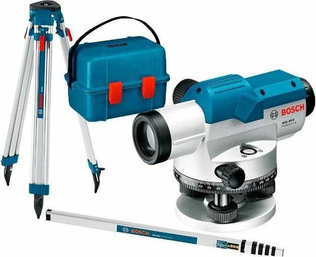 Produktbild DIY Optisches Nivelliergerät GOL 20 D, mit Baustativ BT160, Messstab GR 500