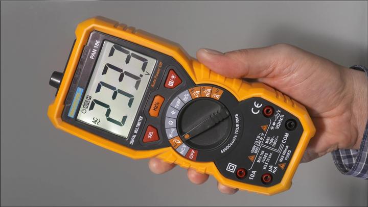 Actual product image Pancontrol PAN 186 - Digital multimeter IP67 (CAT IV 600V, CAT III 1000V)