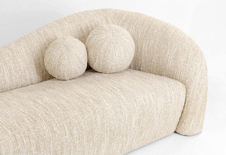 Actual product image Kare Design Sofa 3-seater Livia Melange Cream 261cm (3-seater)
