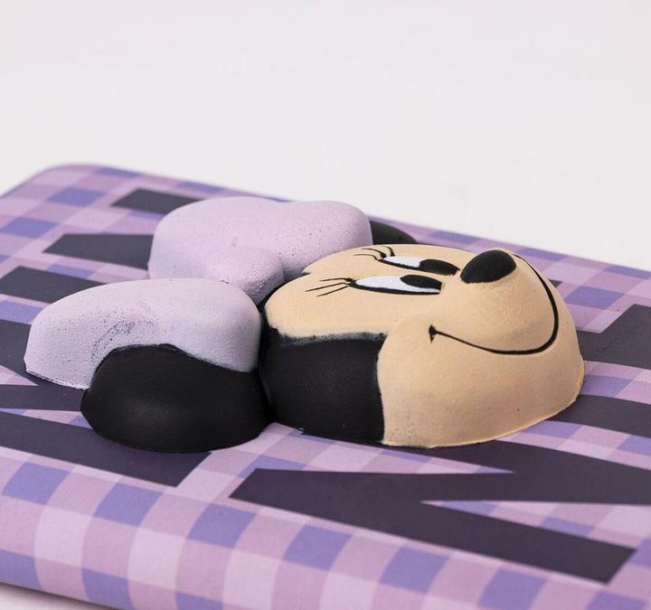 Actual product image Minnie Mouse Notebook SQUISHY Purple 18 x 13 x 1 cm (18 x 13 cm)