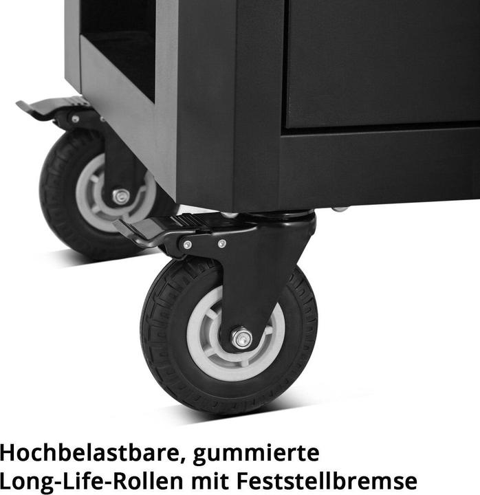 Actual product image Stahlwerk SHARK workshop trolley Tool trolley Assembly trolley 235 tools CrV (160 x)