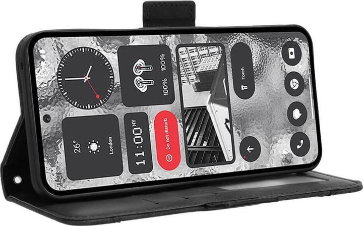 Produktbild Cover-Discount Nothing Phone (2) - Etui mit vielen Kartenfächer schwarz (Nothing Phone (2))
