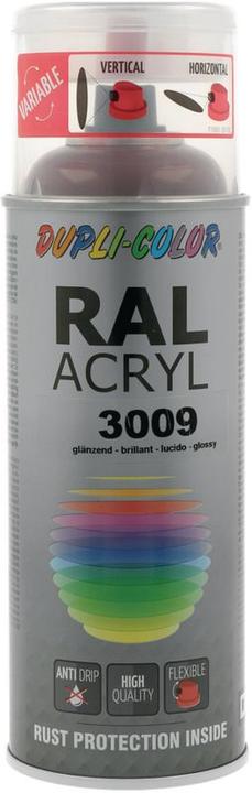 Produktbild Dupli-Color Acryllack glänzend RAL 3009 oxidrot (oxidrot, 0.40 l)