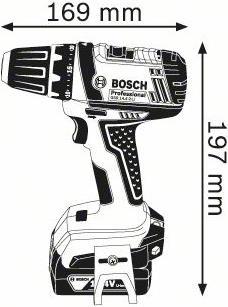 Produktbild Bosch Professional GSR 14,4-2-Li, 3 x Akku inkl. L-Boxx (Akkubetrieb)