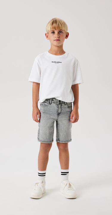 Actual product image Name it NKMTHEO XSL DNM L SHORTS 1280-GY NOOS (134)