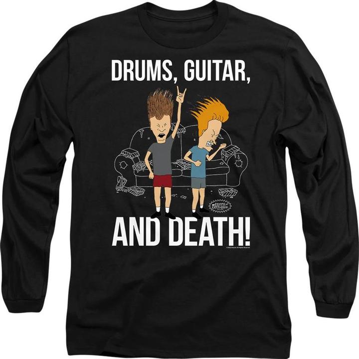 Universal Textiles Drums Guitar & Death TShirt (M)