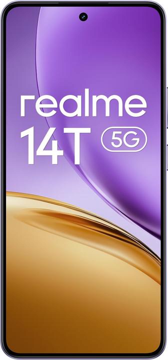 Produktbild realme 14T 5G 8GB 256GB Lightning Purple (256 GB, Lightning Purple, 6.67", SIM + eSIM, 50 Mpx, 5G)