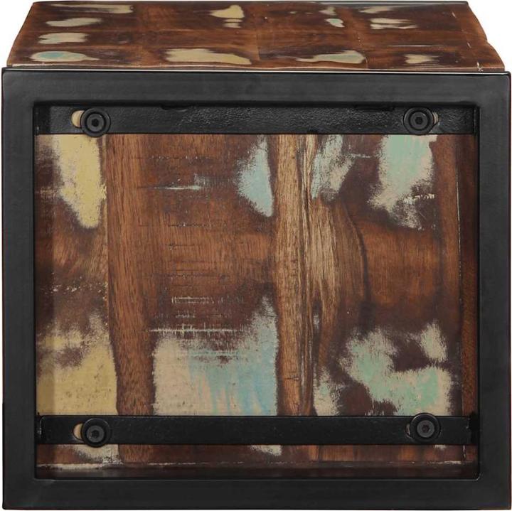 Image du produit VidaXL Meuble TV Multicolore 80x30x25 cm Vieux bois massif (80 x 30 x 25 cm)