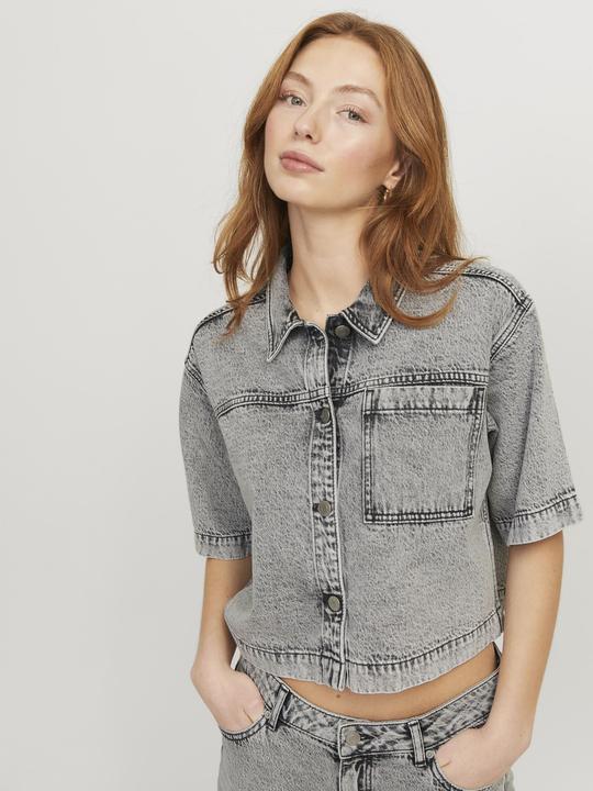 Actual product image JJXX Jxsandy Comfort Ss Denim Shirt Dnm Ln (S)