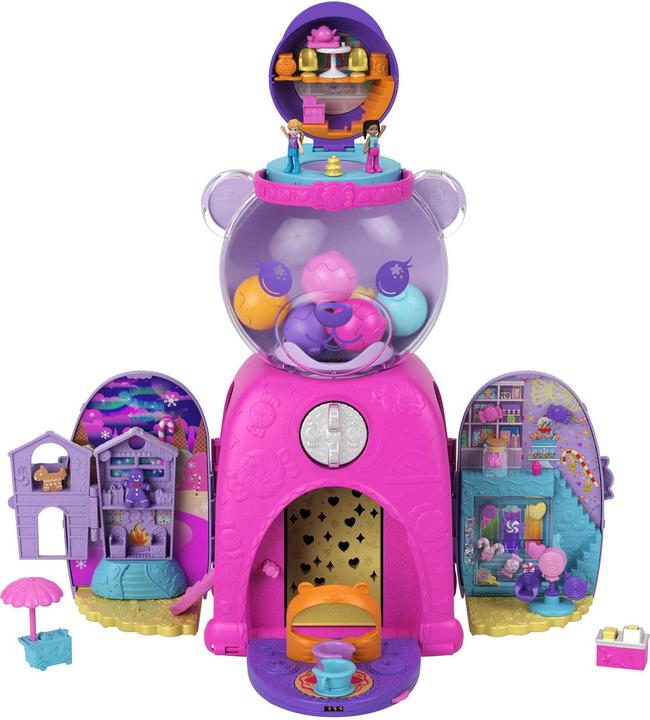 Actual product image Mattel POLLY POCKET Gumball Bear Playset