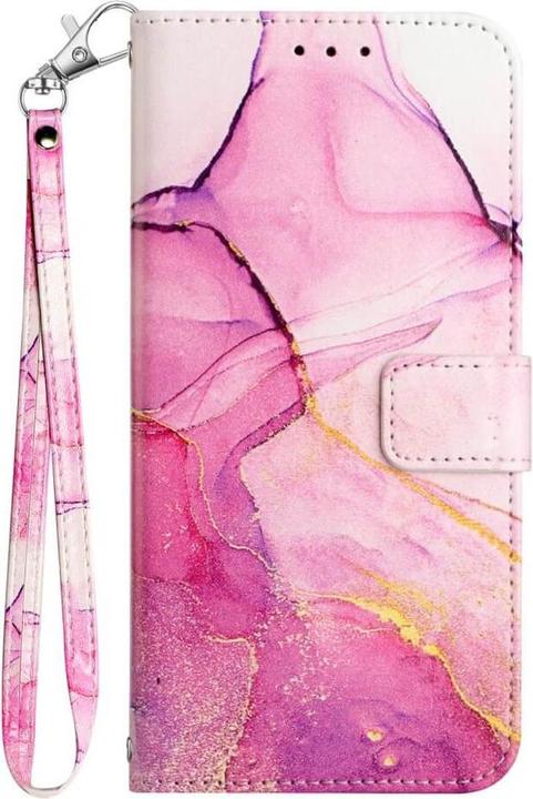 Produktbild Cover-Discount Galaxy A54 - Leder Hülle pink Marble (Samsung Galaxy A54 5G)