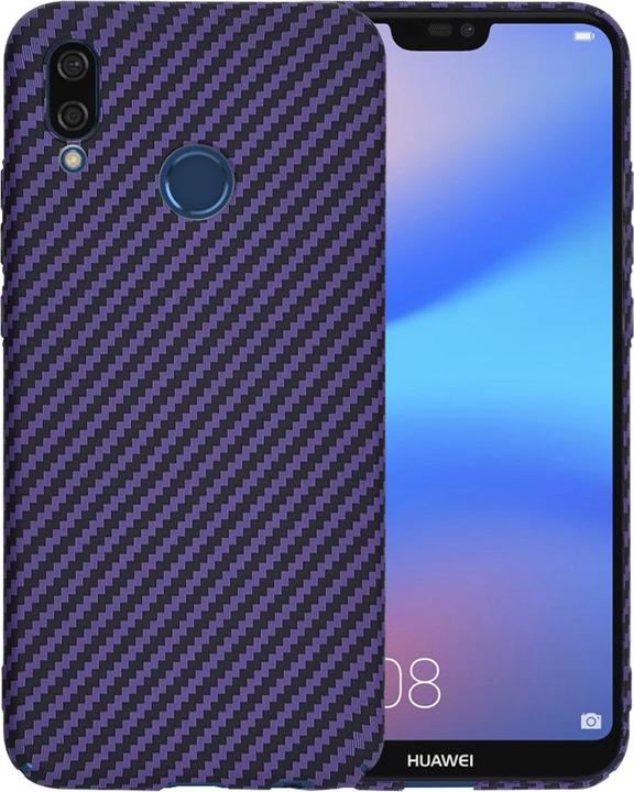 Actual product image Techsuit - Carbonite FiberShell - Huawei P20 Lite - Purple (Huawei P20 Lite)