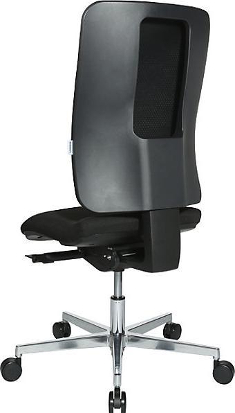 Produktbild eurokraft pro Bürodrehstuhl V3, Rückenlehne gepolstert, schwarz / schwarz